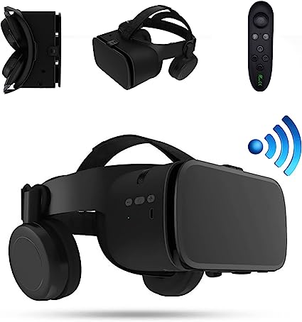 3D VR Virtual Reality Headset Goggle With Remote Controller
