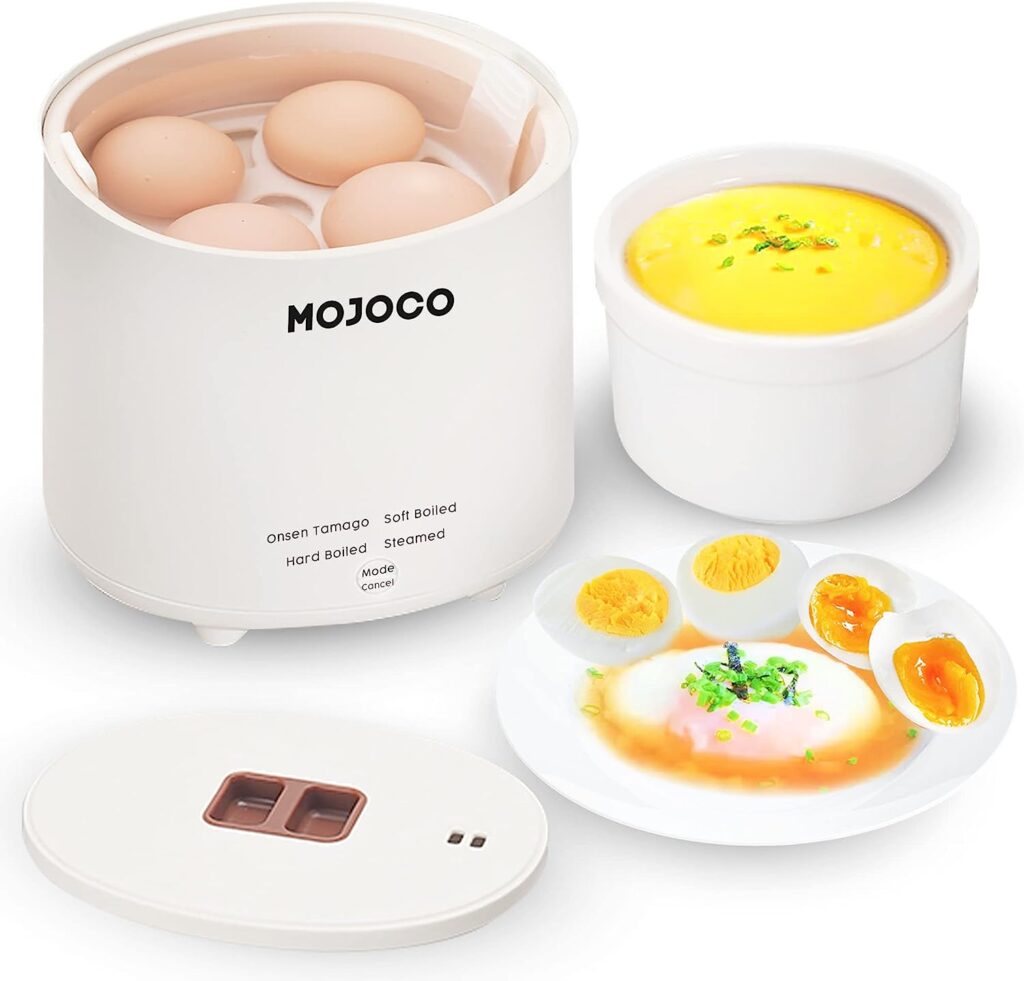 Mojoco Rapid Egg Cooker - Mini Egg Cooker For Steamed