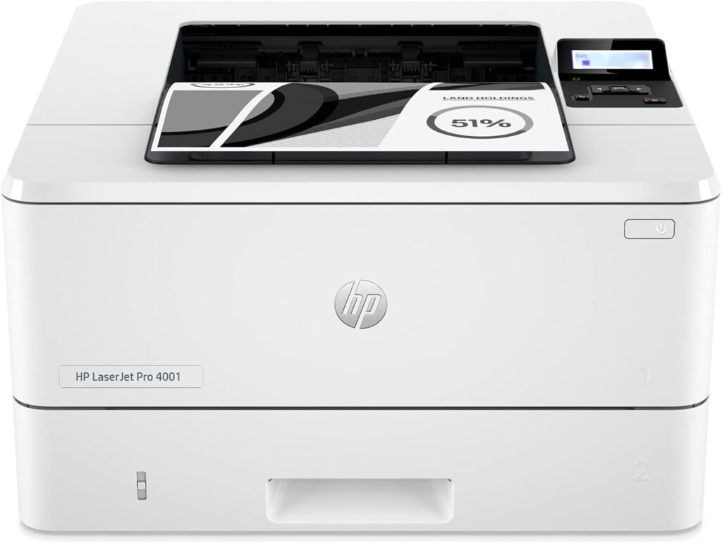 HP Laserjet Pro 4001 dn Single-Function Monochrome Laser Printer