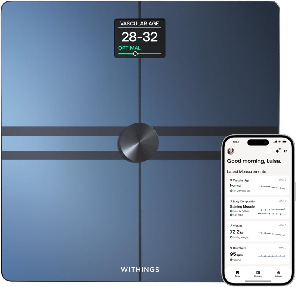 WITHINGS Body Comp - Scale For Body Weight and Complete Body Analysis