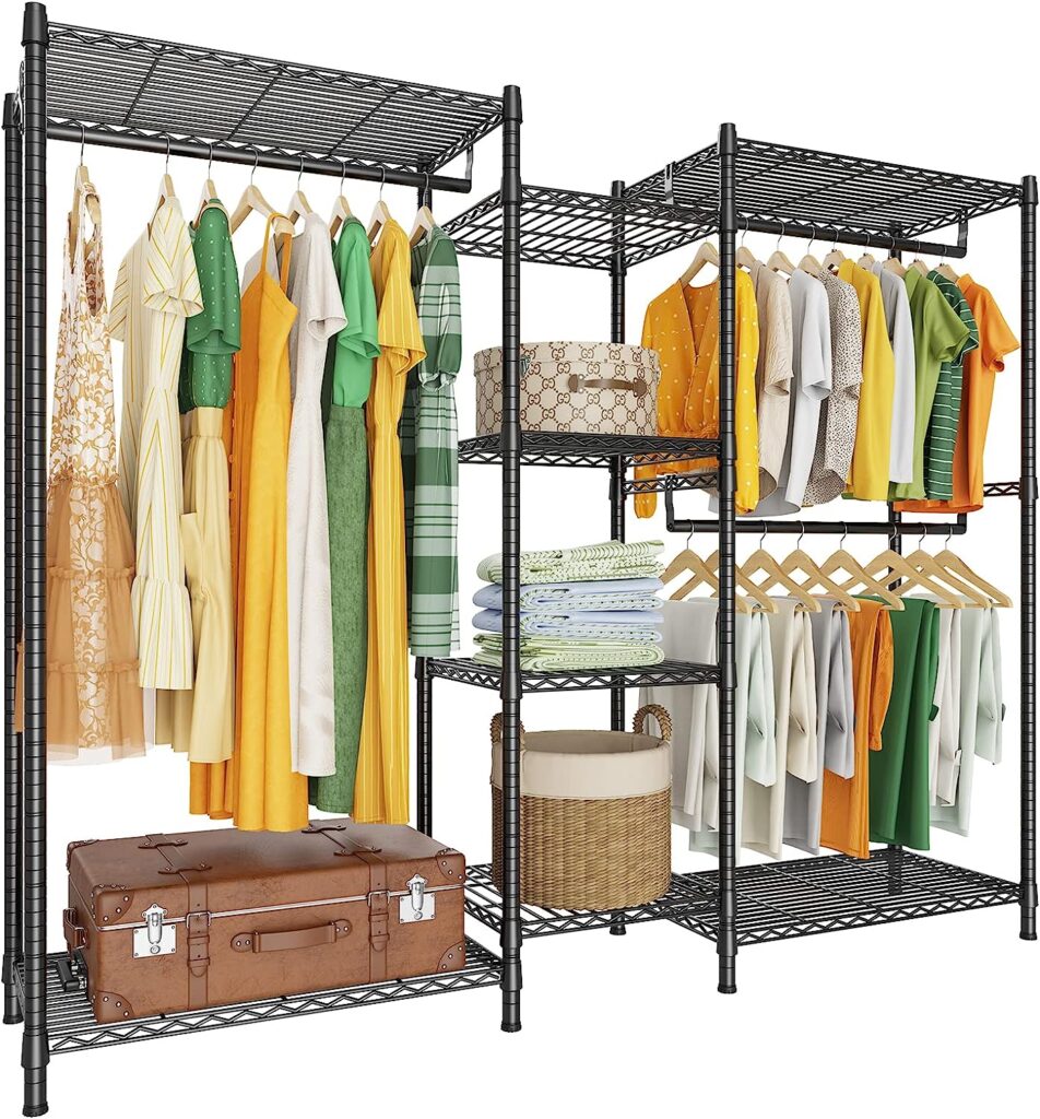 LEHOM G7 Heavy Duty Clothes Rack For Hanging Clothes