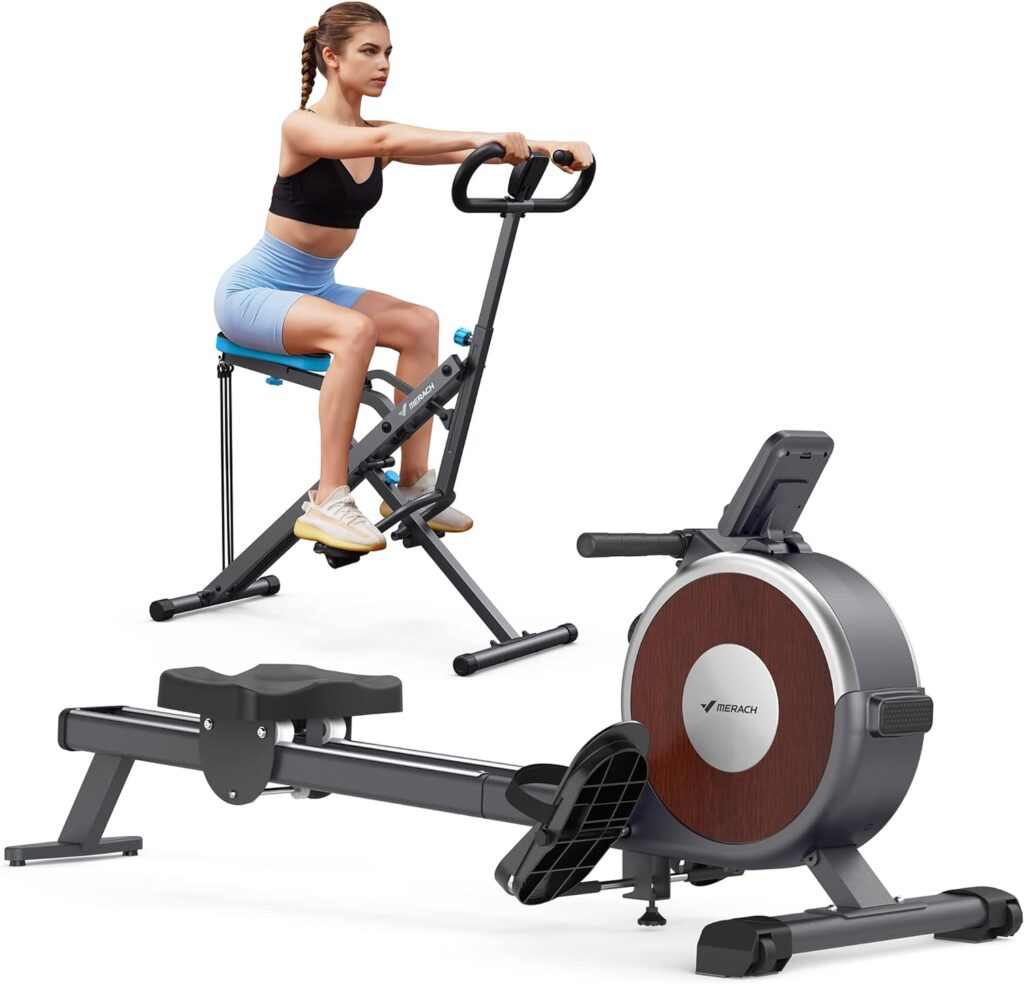 Merach Rowing Machine, Magnetic Rower Machine For Home